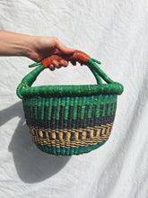 Load image into Gallery viewer, Round basket - Green