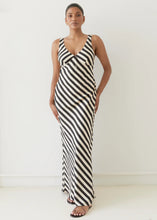 Load image into Gallery viewer, Ellery Stripe Linen Blend Maxi Dress