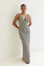 Load image into Gallery viewer, Ellery Stripe Linen Blend Maxi Dress