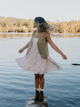Load image into Gallery viewer, Ember - Textured Check Short Dress - White