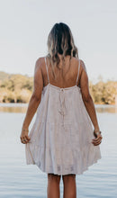 Load image into Gallery viewer, Ember - Textured Check Short Dress - White