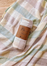 Load image into Gallery viewer, Rainbow Gingham Wrap