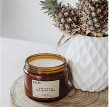 Load image into Gallery viewer, XL Double Wick Amber Candle