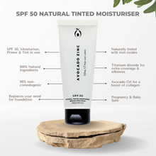 Load image into Gallery viewer, SPF 50 Natural Tinted Moisturiser - Medium/Dark