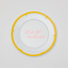 Load image into Gallery viewer, Baby, Let&#39;s Go Outside Melamine Plate Set | So Yummy
