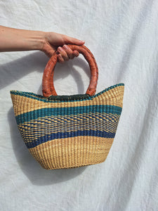 U Shop basket - Blue