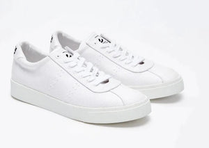 Club S Cotton Shoe (White/Black) (Size 38)