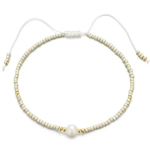 Sea Soul - Pearly Bracelet: Beige