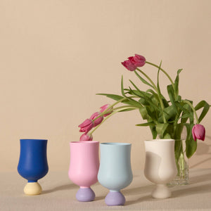 Bubble Goblet Set | Unbreakable Silicone : Bubblegum