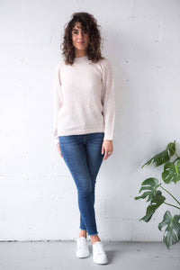 Classic Alpaca Jumper: Oat