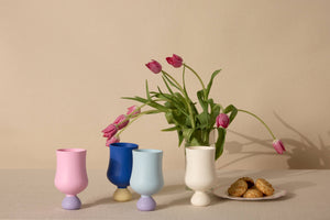 Bubble Goblet Set | Unbreakable Silicone : Fairy Floss