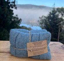 Load image into Gallery viewer, Recycled Wool Heat-Cold Packs: Blue / Tassie Lavender
