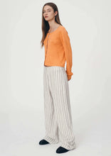 Load image into Gallery viewer, Caspian Linen Pants - Natural Stripe
