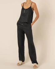 Load image into Gallery viewer, Lounge Linen Pant - Coal
