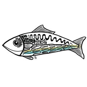 Funky Fish Sticker