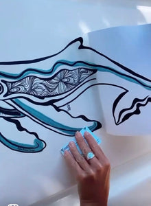 Whale Sticker