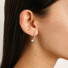 Load image into Gallery viewer, Spiral Pearl Hoops
