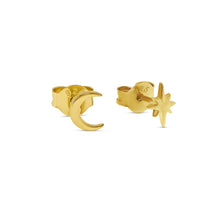 Load image into Gallery viewer, Night Glow Studs Gold
