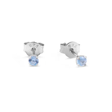 Load image into Gallery viewer, Delicate Blue Topaz Studs

