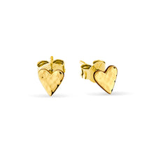Load image into Gallery viewer, Aphrodite Heart Studs Gold
