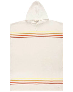 Border Classic Stripe Poncho - Natural