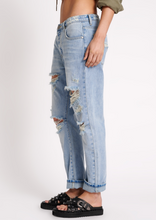 Load image into Gallery viewer, Hendrixe Messed Up Saints Boyfriend Jeans
