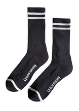 Load image into Gallery viewer, Boyfriend Socks (extended sizing) - Noir
