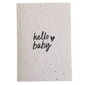 HELLO BABY Mini Gift Card
