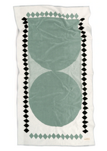 Load image into Gallery viewer, The Beach Towel - Diamond Green

