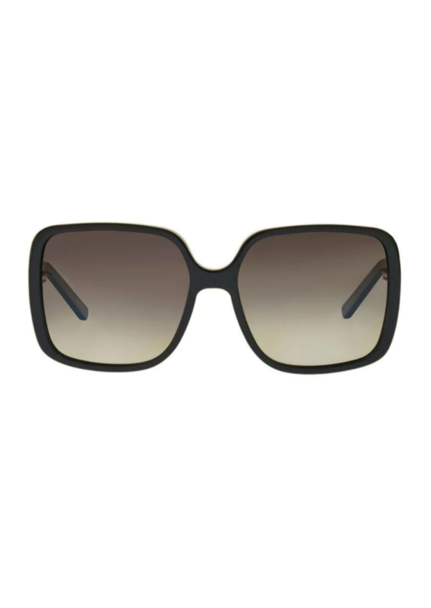 EVERLY Sunglasses - Shiny Black (Grey Polarised)