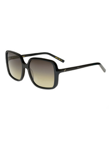 EVERLY Sunglasses - Shiny Black (Grey Polarised)