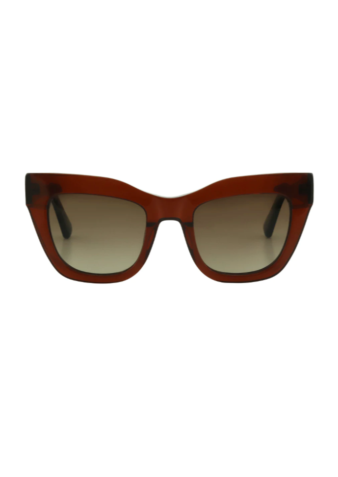 DUSK Sunglasses - Crystal Brown (Brown Gradient Polarised)