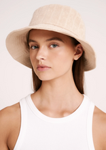 Load image into Gallery viewer, Terry Bucket Hat - Natural
