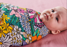 Load image into Gallery viewer, Bliss Floral Bamboo Swaddle
