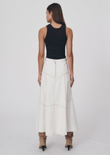 Load image into Gallery viewer, Paloma Organic Midi Skirt - Creme
