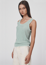 Load image into Gallery viewer, Hubert Knit Tank - Sage
