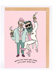 'Fun Vows - Boy and Boy' Gift Card