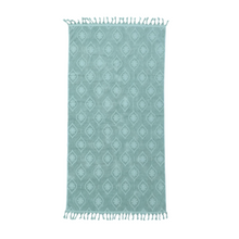 Load image into Gallery viewer, Daisy Terry Peppermint Beach Towel
