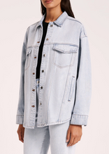 Load image into Gallery viewer, Organic Denim Jacket - Clear Blue
