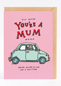 'Alone in the Car' Gift Card