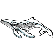 Load image into Gallery viewer, Whale Sticker
