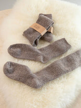 Load image into Gallery viewer, The Comfiest Socks - Knee High - Light Choccy
