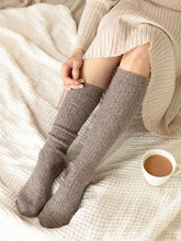 Load image into Gallery viewer, The Comfiest Socks - Knee High - Light Choccy
