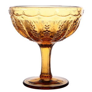 Amber Margarita Glass Set of 2