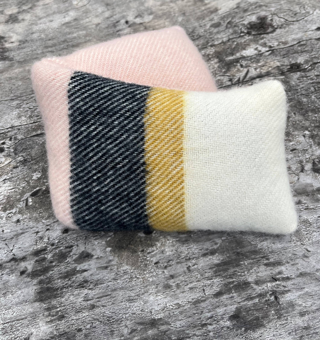 Recycled Baby Pink Wool Heat-Cold Packs: Tassie Lavender
