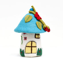 Load image into Gallery viewer, Fairies and Gnomes House - Blue Roof
