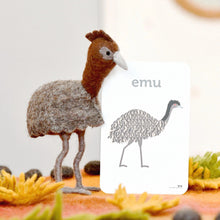 Load image into Gallery viewer, Felt Emu Toy
