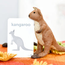 Load image into Gallery viewer, Felt Kangaroo Toy
