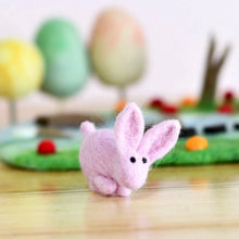 Load image into Gallery viewer, Felt Pink Rabbit Toy
