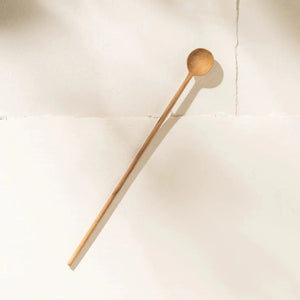 Lasha Hand Carved Tall Mixing Spoon